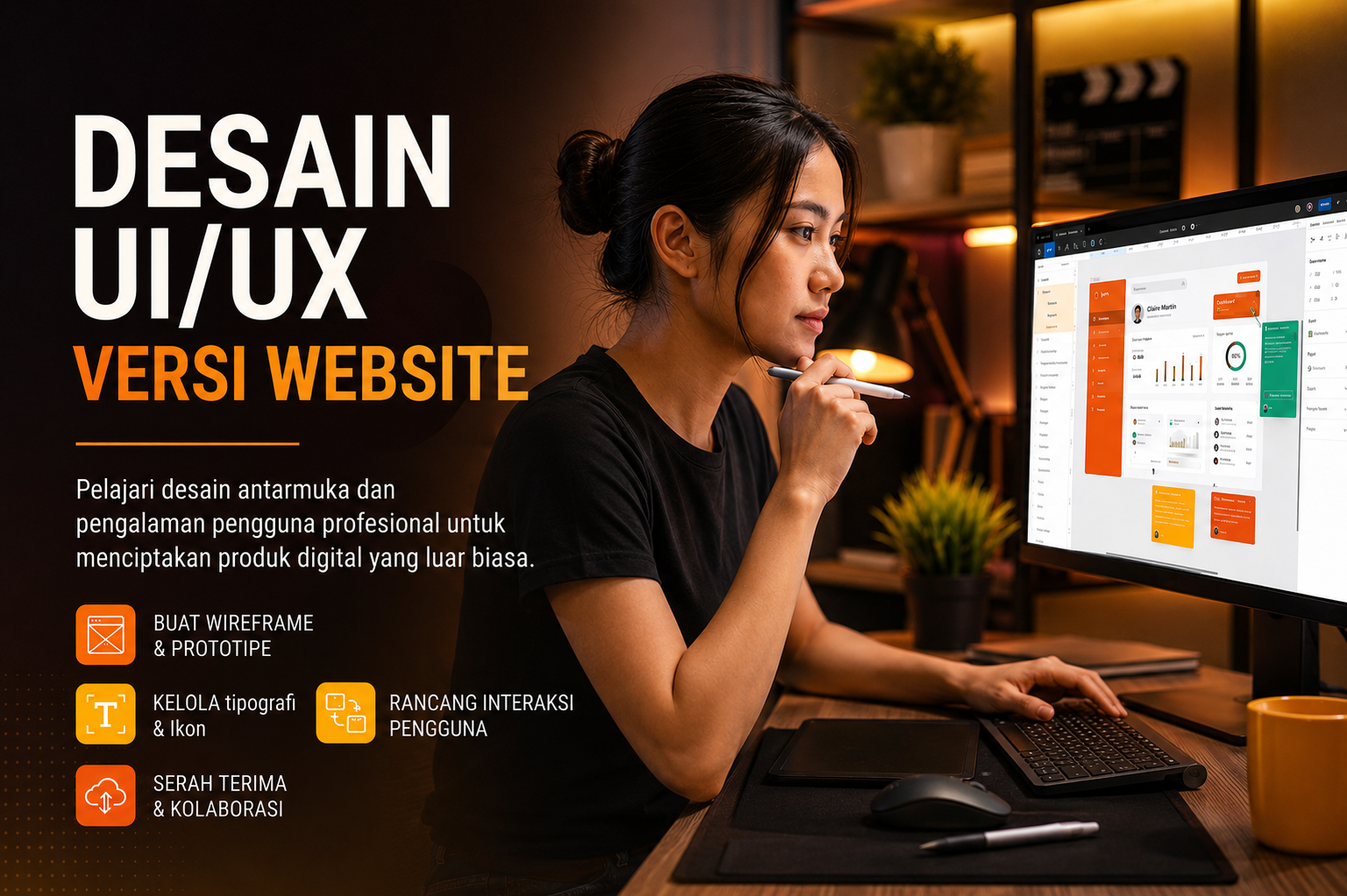 Desain UI/UX Versi Website